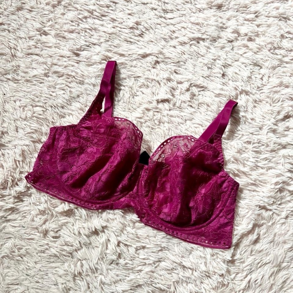 Lace Feminine Coquette Twee Balconette Bra Bravissimo 30DD Delicate Lingerie